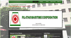 Desktop Screenshot of filstarmaritime.com